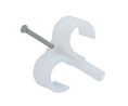 Double Cable Clip, Plug-In, Polyamide, Natural, 16 ... 19mm